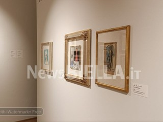 Biella, al Palazzone la mostra dedicata ad Antonio Bueno FOTO e VIDEO Mattia Baù per newsbiella.it