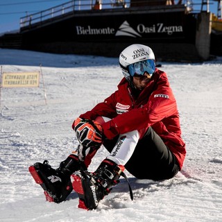 Il campione svizzero Marc Rochat sulle piste di Bielmonte: "Mi sento una grande responsabilità, qui si allenava la Valanga Azzurra", foto Cosimo Maffione