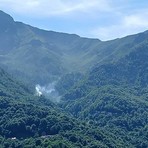 Ecco la colonna di fumo intravista dai residenti della zona