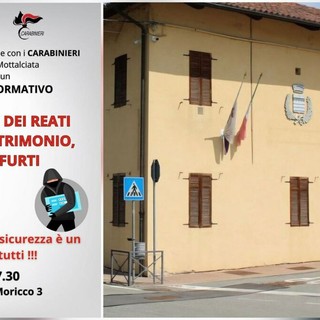 Mottalciata, truffe e furti: oggi l'incontro informativo con l'Arma dei Carabinieri