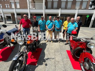 Biella, spazio agli appassionati di moto d'epoca FOTO e VIDEO di Massimo Giacobbe per newsbiella.it