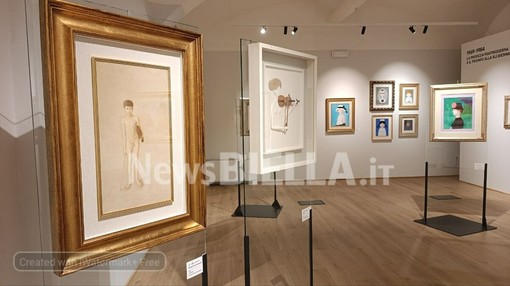 Biella, al Palazzone la mostra dedicata ad Antonio Bueno FOTO e VIDEO Mattia Baù per newsbiella.it