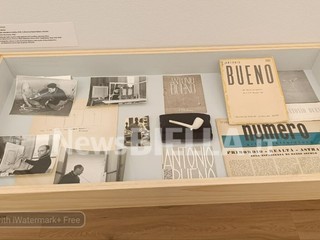 Biella, al Palazzone la mostra dedicata ad Antonio Bueno FOTO e VIDEO Mattia Baù per newsbiella.it