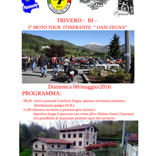 Tutto pronto per il Moto Tour Oasi Zegna