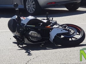 Pasqua amara sulle strade biellesi, incidente a Magnano: motociclista finisce in ospedale (foto di repertorio)