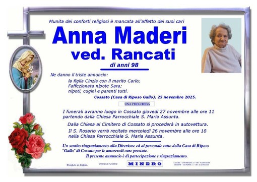 Anna Maderi, ved. Rancati