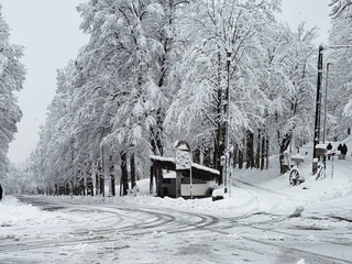 Oropa imbiancata nelle foto di un lettore foto Ezio Cairoli