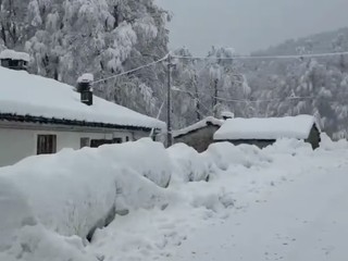 Oropa imbiancata nelle foto di un lettore foto Ezio Cairoli