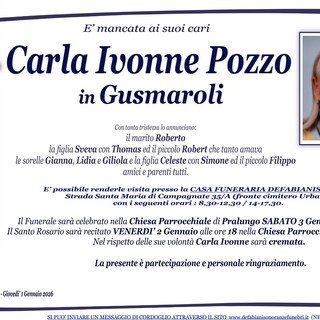Carla Ivonne Pozzo in Gusmaroli