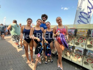 Nuoto pinnato, Minetto e Crivello dominano gli Italiani di Viverone FOTO e VIDEO Massimo Giacobbe per newsbiella.it