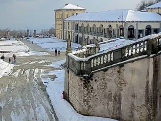 Oropa imbiancata nelle foto di un lettore foto Ezio Cairoli