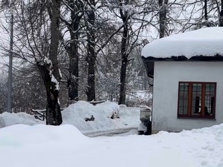 Oropa imbiancata nelle foto di un lettore foto Ezio Cairoli