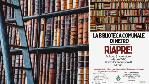 Netro, riapre la Biblioteca Comunale: spazio alla cultura Netro, riapre la Biblioteca Comunale: spazio alla cultura