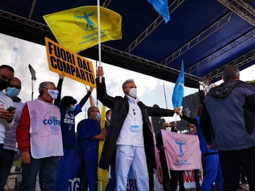Il presidente De Palma in una recente manifestazione Il presidente De Palma in una recente manifestazione