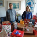 Valdilana, la solidarietà fa rete con l'Associazione Delfino: oltre 200 pacchi di Natale per chi è in difficoltà (foto dalla pagina Facebook di Associazione Delfino Valdilana)
