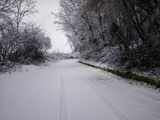 La Valle Elvo innevata negli scatti di Luca Stecchi