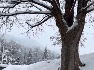 Oropa imbiancata nelle foto di un lettore foto Ezio Cairoli