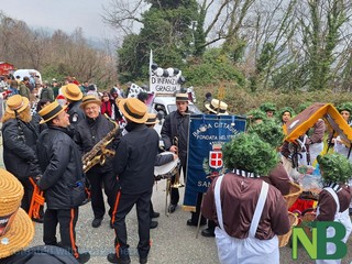 A Netro carri e gruppi mascherati per l'ultimo atto del carnevale 2026 FOTO Nicola Rasolo per newsbiella.it