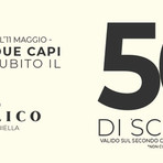 Angelico: -50% sul secondo capo a Gaglianico (Biella)