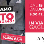 Angelico svuota i magazzini a Biella: grande svendita a Gaglianico dal 15 al 31 maggio