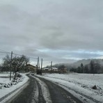 Paesaggi imbiancati anche nel basso Biellese, lo scatto da Cavaglià