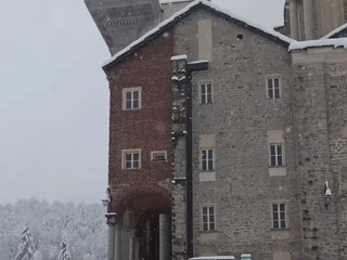 Oropa imbiancata nelle foto di un lettore foto Ezio Cairoli