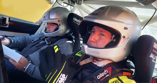 A Chieri, nella categoria Rally fra i primi a partire ci sarà l’equipaggio Davide Negri e Roberto Coppa, foto Negri Coppa