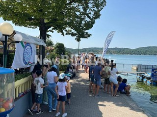 Nuoto pinnato, Minetto e Crivello dominano gli Italiani di Viverone FOTO e VIDEO Massimo Giacobbe per newsbiella.it