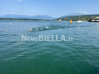 Nuoto pinnato, Minetto e Crivello dominano gli Italiani di Viverone FOTO e VIDEO Massimo Giacobbe per newsbiella.it