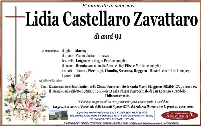 Lidia Castellaro Zavattaro