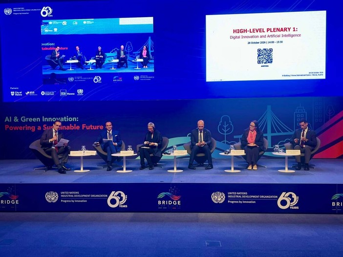 Cirio a Vienna a Bridge for Cities 2026: "L'intelligenza artificiale deve restare al servizio delle persone" Cirio a Vienna a Bridge for Cities 2026: "L'intelligenza artificiale deve restare al servizio delle persone"