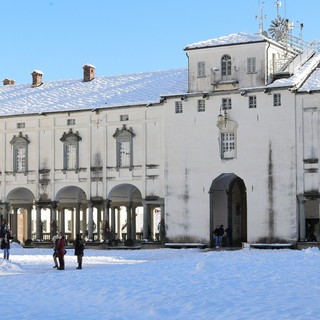 Oropa tra neve, nebbia e silenzio: le fotografie di Claudio Nicola nel giorno di Santo Stefano FOTO Claudio Nicola