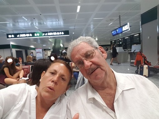Angela Micheletti con il marito Alain Onesti Angela Micheletti con il marito Alain Onesti