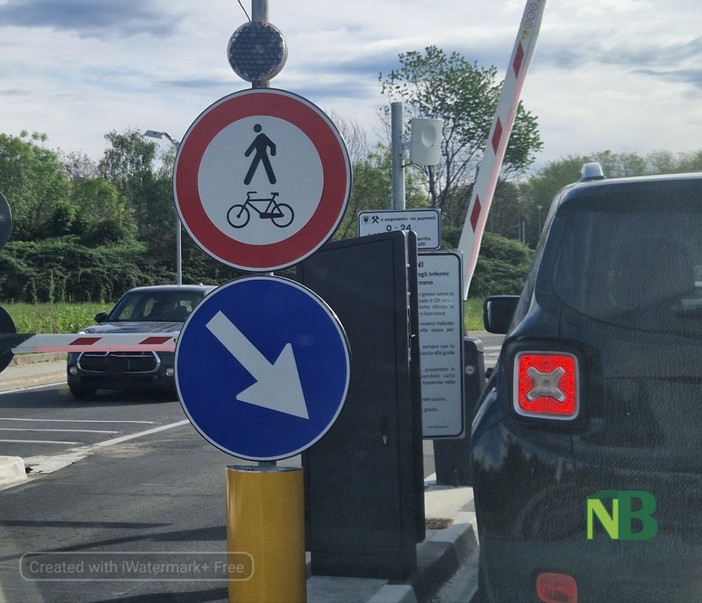 Ponderano, sbarra dell’uscita dell’ospedale danneggiata, attenzione alla viabilità