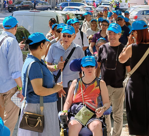 Biella, Oltre ogni ostacolo, Olivero: "L'accessibilità riguarda tutti" e Scaramuzzi percorre il tragitto in sedia a rotelle Biella, Oltre ogni ostacolo, Olivero: "L'accessibilità riguarda tutti" e Scaramuzzi percorre il tragitto in sedia a rotelle
