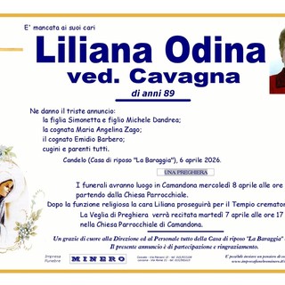 Liliana Odina, ved. Cavagna Liliana Odina, ved. Cavagna
