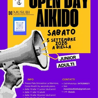 Aikido, a Biella un open day per junior e adulti