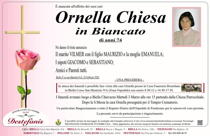 Ornella Chiesa in Biancato