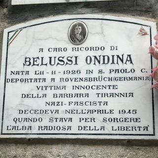 25 Aprile a Campiglia Cervo nel ricordo di Ondina Belussi, morì a 18 anni nel lager di Ravensbruck