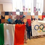 Alla primaria Pietro Micca le aule si sono trasformate in piccoli laboratori olimpici FOTO