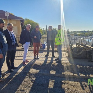 Biella Chiavazza, ponte Cerruti, Franceschini: "Entro una settimana riaprirà al doppio senso" FOTO