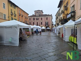 Al Mercatino degli Archi regali, artigianato e solidarietà a Biella FOTO Nicola Rasolo per newsbiella.it