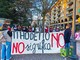 Anche a Biella in tanti al presidio contro il DDL Bongiorno (servizio di Riccardo Tosi per newsbiella.it)