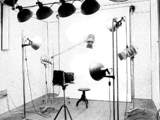 Il primo studio fotografico di Marchisotti realizzato nel 1973 con Duilio Cavasin, foto copyright Roberto Marchisotti