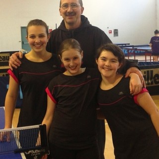 Il TT.Biella di serie C femminile con l'allenatore Adrian Panaite