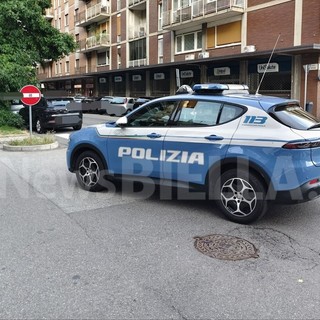 Scontro auto-moto a Biella, un uomo in codice giallo al Pronto Soccorso (foto in esclusiva per Newsbiella.it)