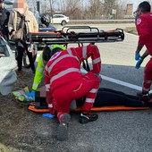 Auto contro bici a Sandigliano: ciclista in ospedale