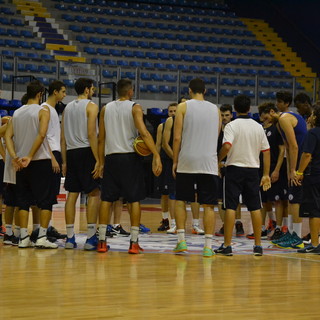 La squadra in un momento della praparazione