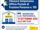 Valdilana, l'ufficio postale riaprirà il 15 settembre Valdilana, l'ufficio postale riaprirà il 15 settembre