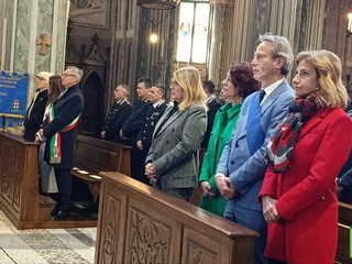 Biella, celebrato il Precetto Pasquale Interforze nella Cattedrale di Santo Stefano FOTO Mattia Baù per newsbiella.it